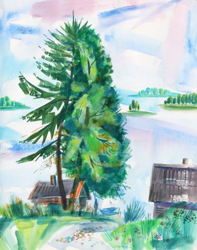 Акварель, гуашь, пастель